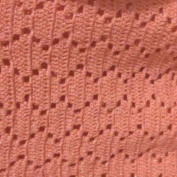 Light pink Roxy knit crop top - Picture 2 of 2